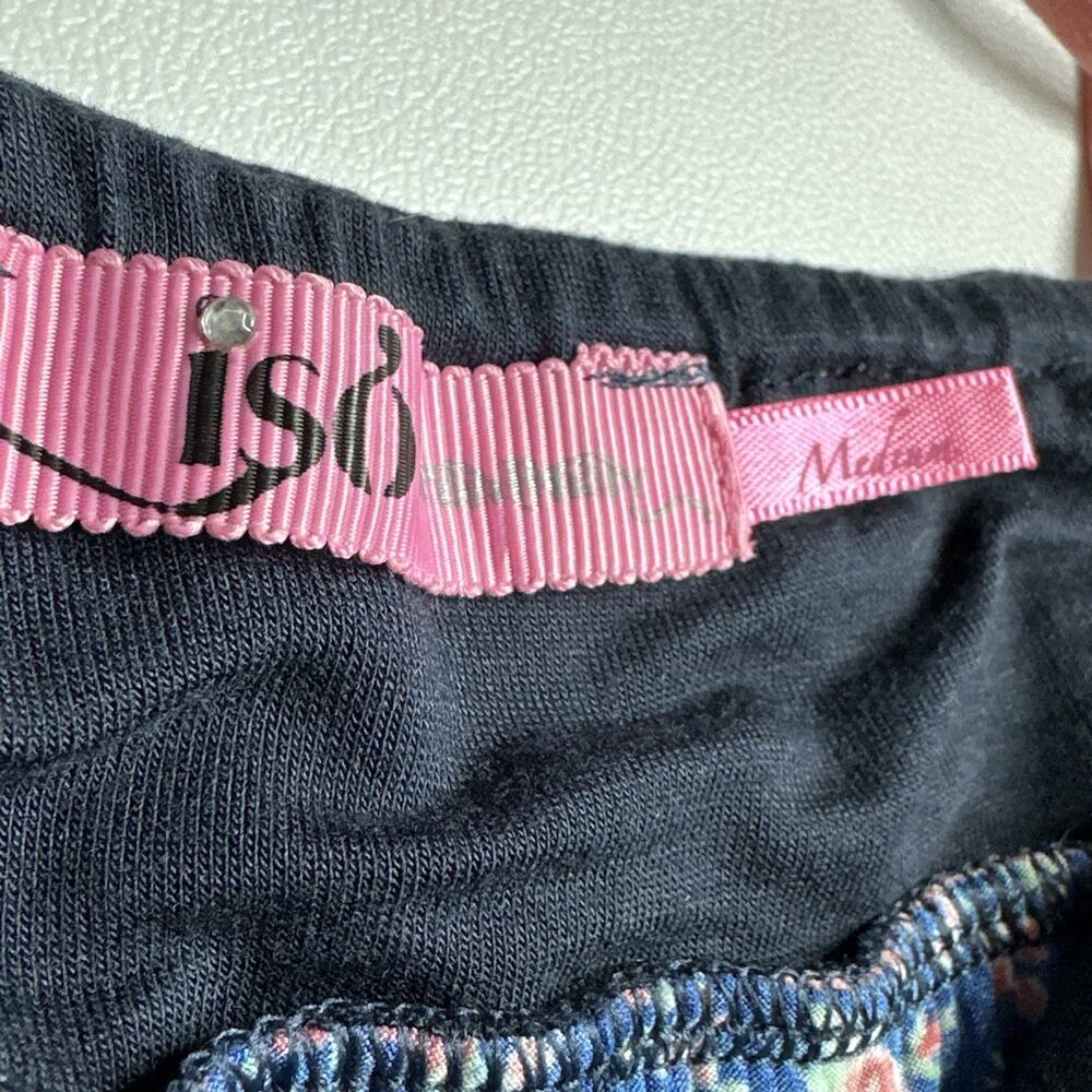Y2K ISO Babydoll Cami Top S EU Floral Navy Pink Balletcore Coquette Lingerie - Picture 8 of 11